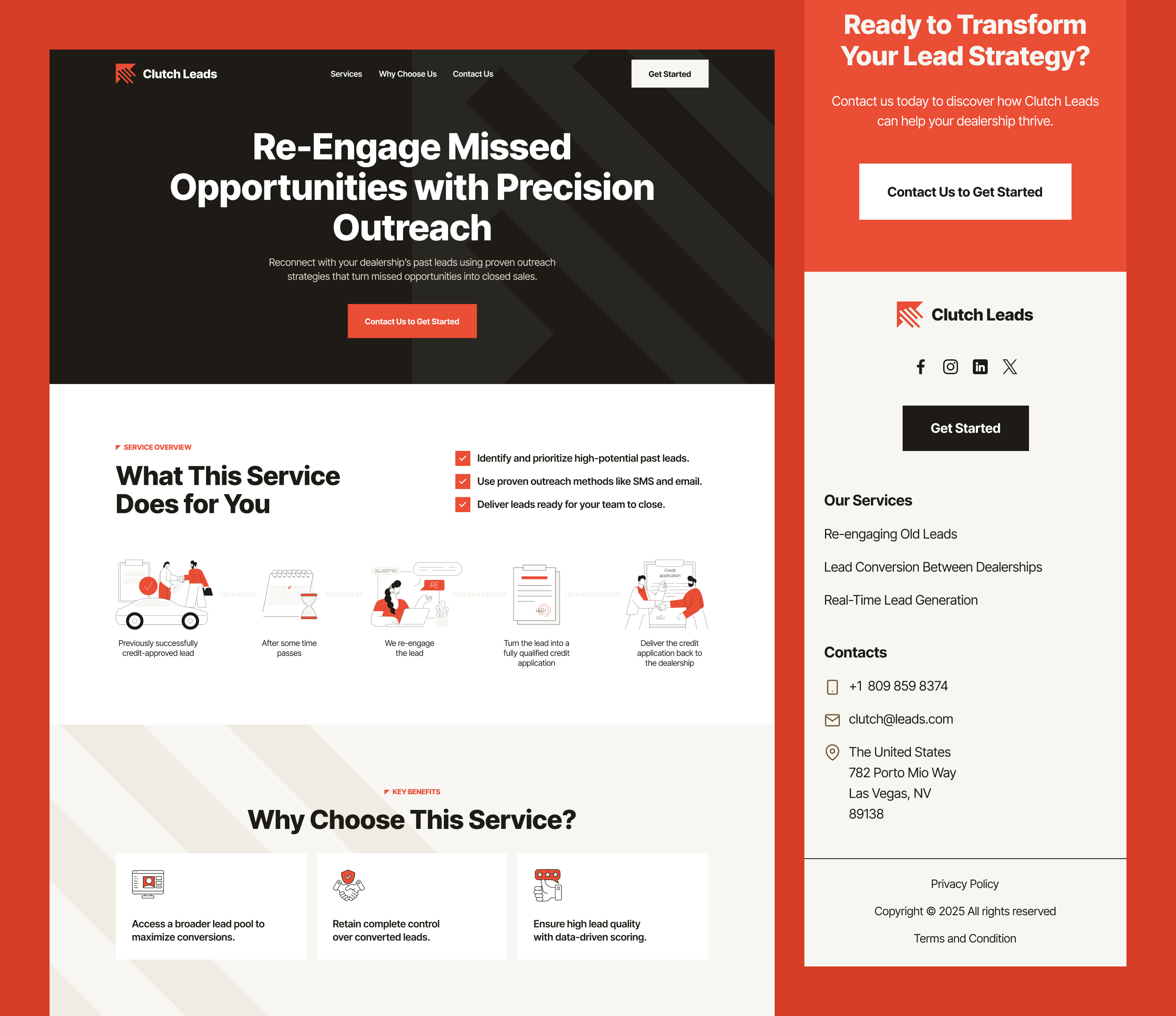 Clutch Leads screenshot