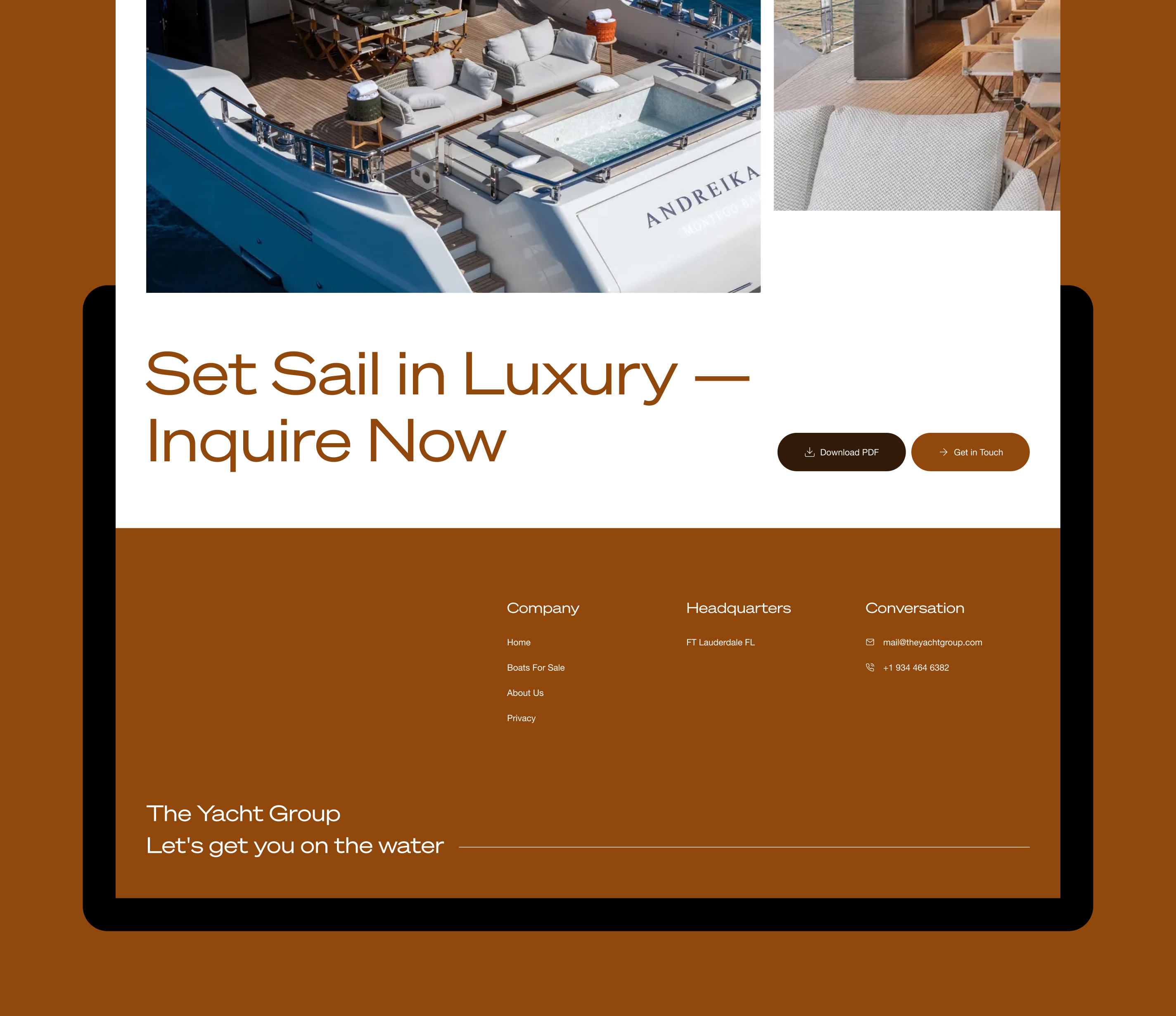 Yacht Group screenshot